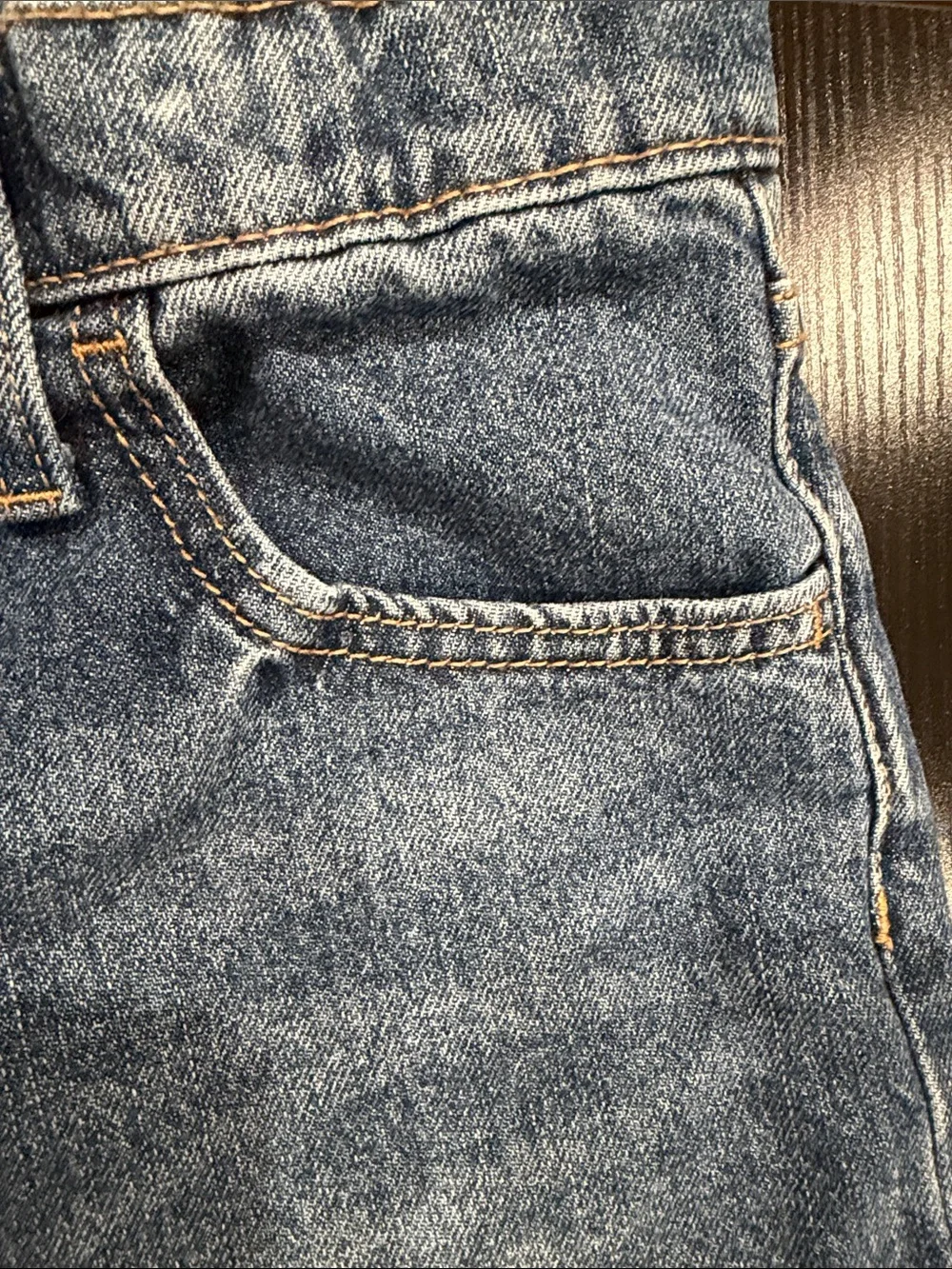 Kids Old Navy Distressed Wide Leg Jeans - Medium Blue